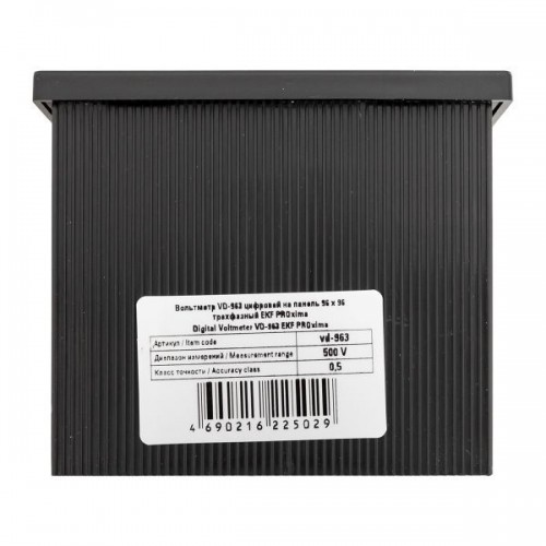 Вольтметр цифровой VD-963 на панель 96х96 трехфазный EKF vd-963