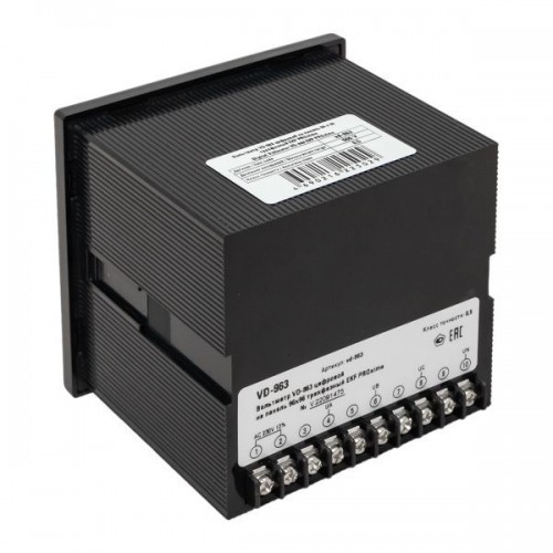 Вольтметр цифровой VD-963 на панель 96х96 трехфазный EKF vd-963