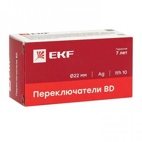 Переключатель BD33 3P короткая ручка 2NO IP65 PROxima EKF xb2-bd33-65