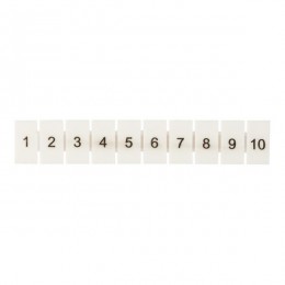 Маркеры для UT/ST/Push-in 2.5 с нумерацией 1-10 (уп.100шт) EKF zb-st-2.5-1-10