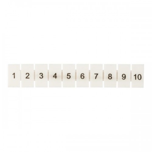 Маркеры для UT/ST/Push-in 2.5 с нумерацией 1-10 (уп.100шт) EKF zb-st-2.5-1-10
