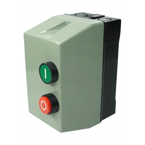 Пускатель ПМЛ-1220 УХЛ4 Б 10А кат. 220В 1НО IP54 с реле 7-10А в корпусе с кнопками ПУСК + СТОП Электротехник ET508535