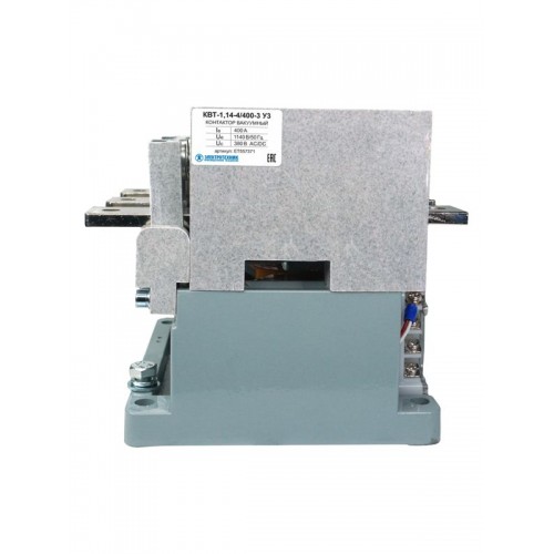 Контактор вакуумный КВТ-1.14-4/400-3 У3 3п 400А кат. 380В 4НО+3НЗ IP00 без реле Электротехник ET557371