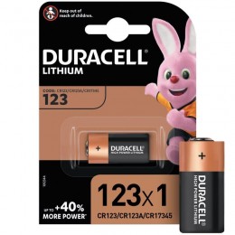 Элемент питания литиевый CR123 BP-1 ULTRA (блист.1шт) Duracell A0001263