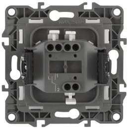 Выключатель 1-кл. СП Эра12 12-1101-01 10А IP20 250В 10AX механизм бел. Эра Б0014621