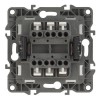Выключатель 2-кл. СП Эра12 10А IP20 12-1104-05 250В 10AX антрацит Эра Б0014649