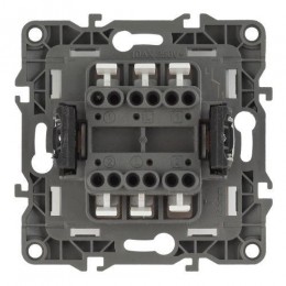 Выключатель 2-кл. СП Эра12 10А IP20 12-1104-05 250В 10AX антрацит Эра Б0014649