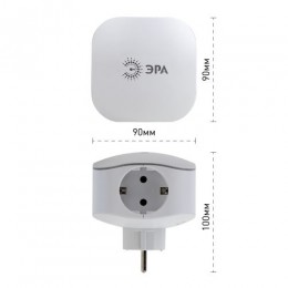 Разветвитель 3-м с заземл. 16А IP20 SP-3e-USB-2A 220В + 2хUSB 2000мА защ. шторки бел. Эра Б0015243