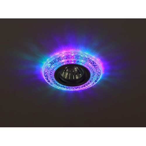 Светильник DK LD3 SL/RGB декор со светодиодной подсветкой (мультиколор) прозр. ЭРА Б0019205