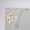 Светильник светодиодный SPL-5-40-6K (W) 595х595х8 40Вт 6500К IP40 2800лм универс. Ra>80 без драйвера NationStar ультратонкая панель бел. ЭРА Б0026958