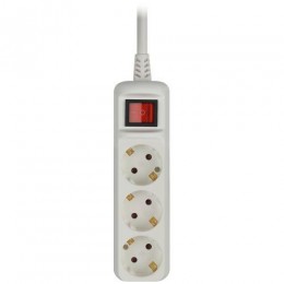 Удлинитель 3х3м с заземл. 16А IP20 U-3es-3m-3х1 ПВС 3х1 с выкл. Эра Б0028378