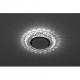 Светильник светодиодный точечный DK LD23 SL/WH GX53 декор со светодиод. подсветкой прозр. ЭРА Б0029627