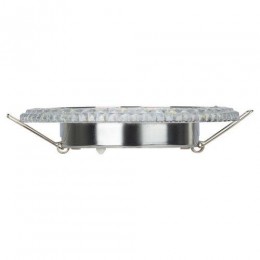 Светильник точечный DK LD26 SL/WH GX53 декор со светодиод. подсветкой прозр. ЭРА Б0029638