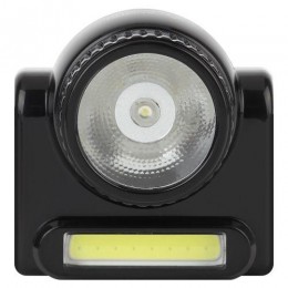 Фонарь аккумуляторный налобный Армия России Гранит GA-501 COB 3Вт + LED 3Вт ближний и дальний свет (картон. упак.) Эра Б0030185