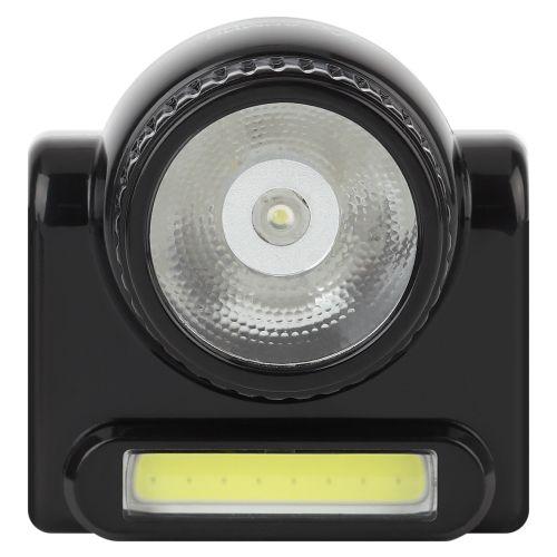 Фонарь аккумуляторный налобный Армия России Гранит GA-501 COB 3Вт + LED 3Вт ближний и дальний свет (картон. упак.) Эра Б0030185