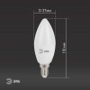Лампа светодиодная B35-11w-840-E14 свеча 880лм Эра Б0032982