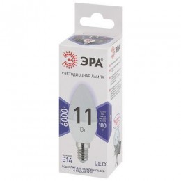 Лампа светодиодная B35-11w-860-E14 свеча 880лм Эра Б0032984