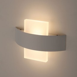 Светильник WL7 WH+WH декор. подсветка светодиод. 6Вт IP54 бел. ЭРА Б0034604