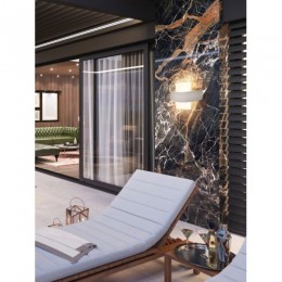 Светильник WL7 WH+WH декор. подсветка светодиод. 6Вт IP54 бел. ЭРА Б0034604