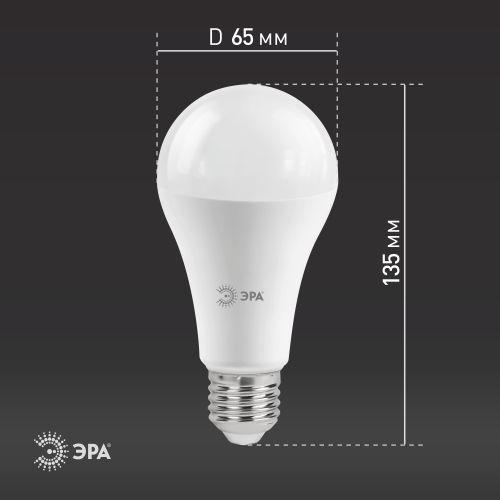 Лампа светодиодная A65-25W-860-E27 грушевидная 2000лм Эра Б0035336
