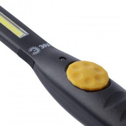 Фонарь аккумуляторный автомобильный Практик AA-701 COB литиевый аккум. 3.2А.ч крюк магнит 40г изгиб корпуса пластик. (кор.) Эра Б0036613