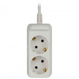 Удлинитель 2х1.5м с заземл. 10А IP20 UX-2e-1.5m ПВС 3х0.75 Эра Б0038572