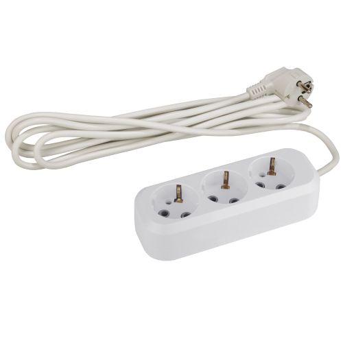 Удлинитель 3х7м с заземл. 10А IP20 UX-3e-7m ПВС 3х0.75 Эра Б0038577