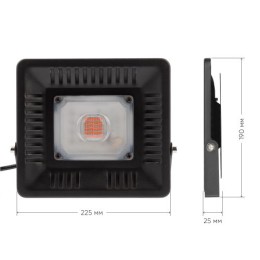 Прожектор светодиодный для растений FITO-50W-LED BLUERED 50Вт IP65 220-240В -30град. до + 45град. 30000ч для цветения и плодоношения красно-синего спектра ЭРА Б0039033