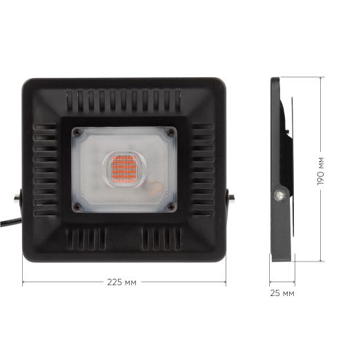 Прожектор светодиодный для растений FITO-50W-LED BLUERED 50Вт IP65 220-240В -30град. до + 45град. 30000ч для цветения и плодоношения красно-синего спектра ЭРА Б0039033