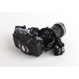Фонарь аккумуляторный налобный GA-806 CREE 5Вт регулир. фокус литиевый аккум. 2.5А.ч алюм. USB пластик. (кор.) Эра Б0039626
