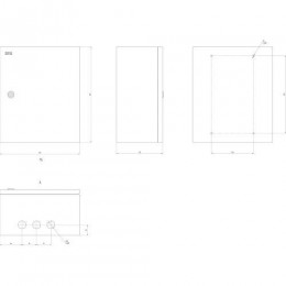 Корпус металлический ЩМП-03 SIMPLE 360х300х175 IP31 NO_SIMPLE_SHMP-03_IP31 ЭРА Б0041654