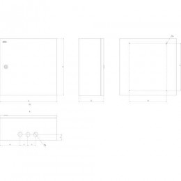 Корпус металлический ЩМП-05 SIMPLE 400х400х175 IP31 NO_SIMPLE_SHMP-05_IP31 ЭРА Б0041656