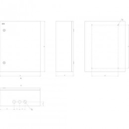 Корпус металлический ЩМП-06 SIMPLE 500х400х175 IP31 NO_SIMPLE_SHMP-06_IP31 ЭРА Б0041657