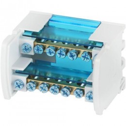 Шины на DIN-рейку в корпусе (кросс-модуль) ШНК 2х7 L+PEN NO-224-13 ЭРА Б0043931