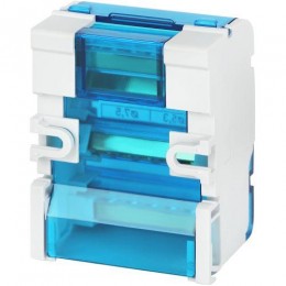 Шины на DIN-рейку NO-224-15 в корпусе (кросс-модуль) ШНК 4х7 3L+PEN (74/1554) ЭРА Б0043933