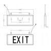 Светильник светодиодный SSA-101-1-20 3ч 3Вт ВЫХОД-EXIT универс. аварийный ЭРА Б0044388