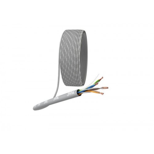 Кабель витая пара U/UTP 4х2х24AWG Cat5e CU PVC SIMPLE (уп.305м) ЭРА Б0044426