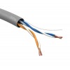 Кабель витая пара U/UTP кат.5E 2х2х24AWG solid CU PVC сер. (м) Эра Б0044428