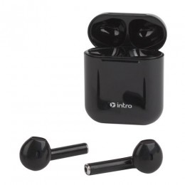 Гарнитура-Bluetooth BI1600 сенсорная ultra slim с зар. кейсом черн. Intro Б0044835