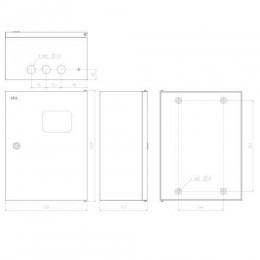 Корпус металлический ЩУ 3-1-0 76 У1 395x310x155 IP54 NO_SIMPLE_STM_SHU-3/1-0 ЭРА Б0046704