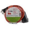 Удлинитель-шнур 1х10м без заземл. 10А IP20 UPx-1-2х1-10m ПВС 2х1 (бухта) Эра Б0046805