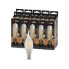 Лампа светодиодная филаментная F-LED BXS-11W-827-E14 BXS 11Вт свеча на ветру E14 тепл. бел. ЭРА Б0047001