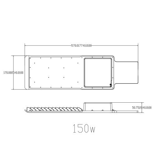 Светильник светодиодный SPP-503-0-50K-120 120Вт 5000К IP65 12000лм КСС:Ш-С уличный консольный (аналог ДКУ) Эра Б0047166