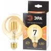 Лампа F-LED G95-7W-824-E27 gold (филамент шар зол. 7Вт тепл. E27) (20/420) ЭРА Б0047662