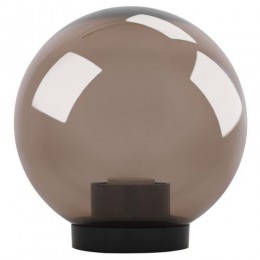 Светильник садово-парковый Шар D200мм E27 дым. НТУ 01-60-205 ЭРА Б0048065