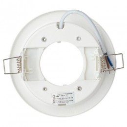 Светильник KL35 WH-10 /1 под лампу Gx53 220В 13Вт бел. (уп.10шт) Эра Б0048950