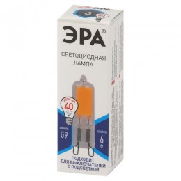 Лампа светодиодная STD LED JCD-6W-GL-840-G9 JCD 6Вт капсульная 4000К нейтр. бел. G9 Эра Б0049086