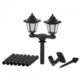 Светильник садовый на солнечной батарее пластик черн. 150см ERASV01-01 ЭРА Б0049551