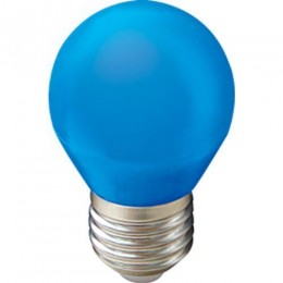 Лампа светодиодная ERABL45-E27 P45 1Вт шар син. E27 4SMD для белт-лайт ЭРА Б0049573