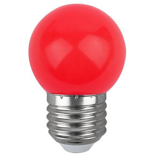 Лампа светодиодная ERARL45-E27 P45 1Вт шар красн. E27 4SMD для белт-лайт ЭРА Б0049575